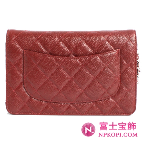 シャネル CHANEL クラシック ラムスキン ショルダーバッグ ボルドー＆シルバー A33814AAZZW